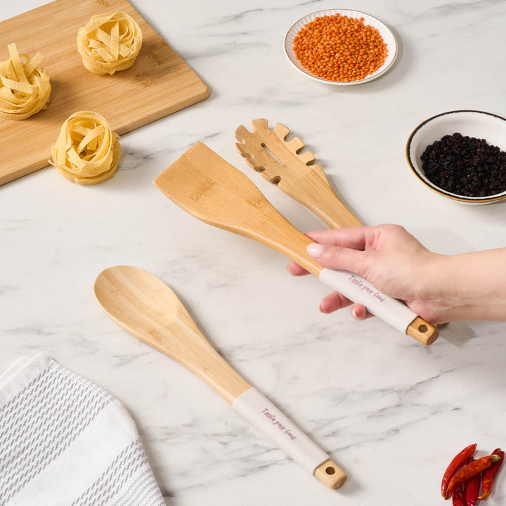 Crick Crack Harmony Serveringssæt i Træ – 3 dele – Træ - Løven Home