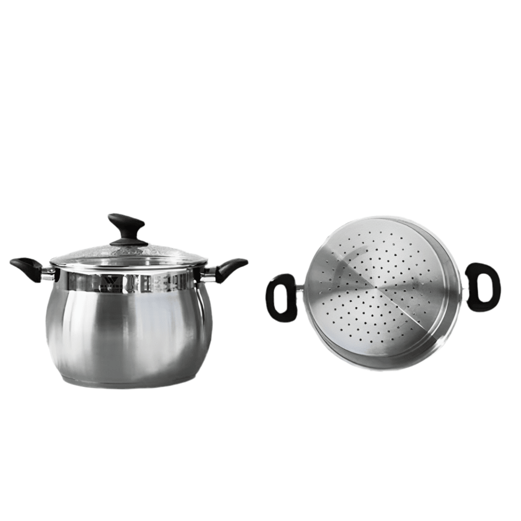 Damp - og Couscous Gryde Rustfrit Stål 22 cm 6 L - Kaiser Koch - Løven Home