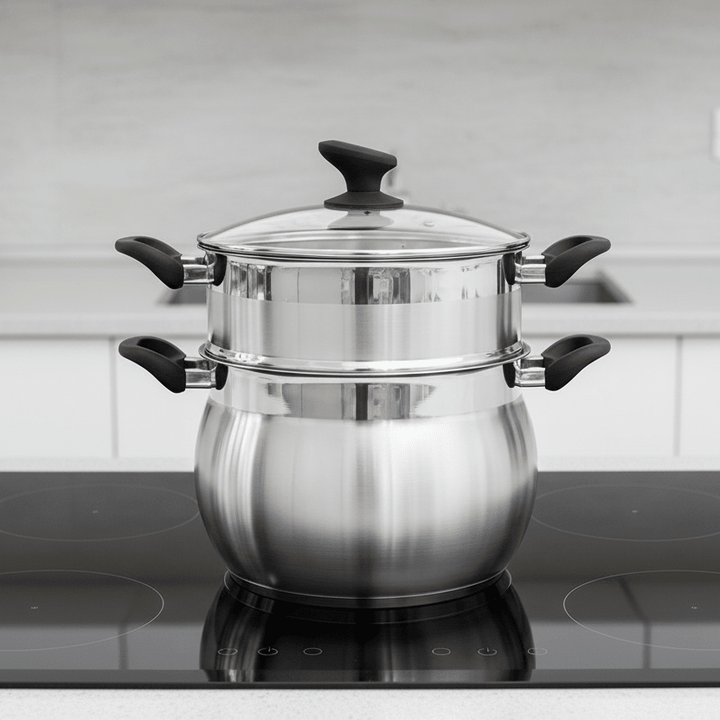 Damp - og Couscous Gryde Rustfrit Stål 22 cm 6 L - Kaiser Koch - Løven Home