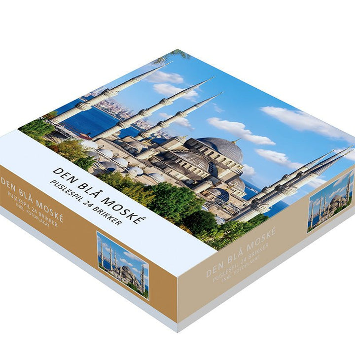 Den Blå Moské Puslespil - 24 Brikker - Løven Home