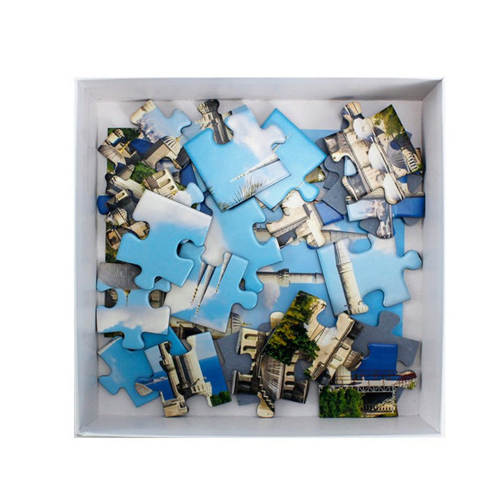 Den Blå Moské Puslespil - 24 Brikker - Løven Home