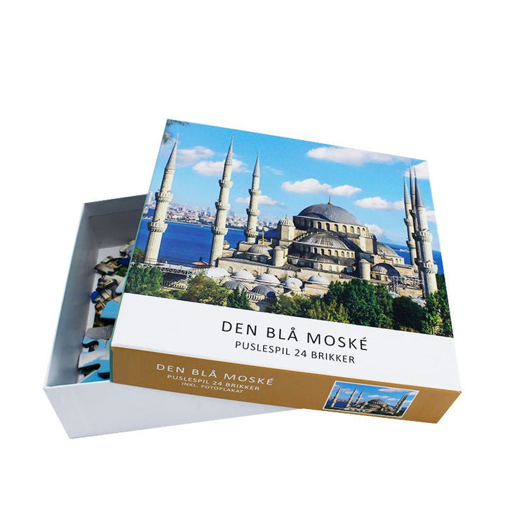 Den Blå Moské Puslespil - 24 Brikker - Løven Home