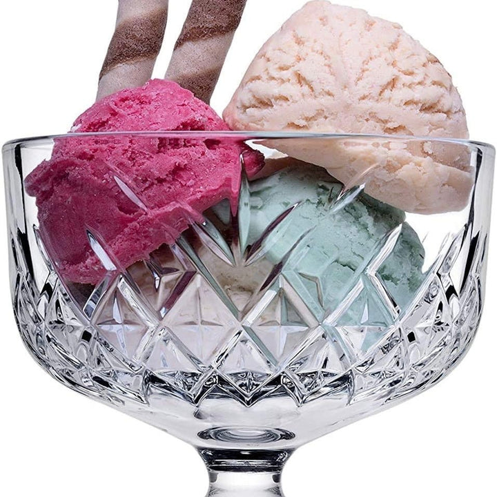 Dessertglassæt på fod 2 stk. 280 ml. - Pasabahce Timeless - Løven Home