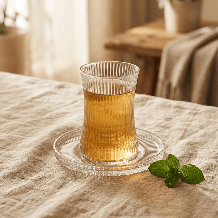 Diamonds - Riflet Teglassæt - 175 ml | 12 Dele | 6 pers. - Løven Home