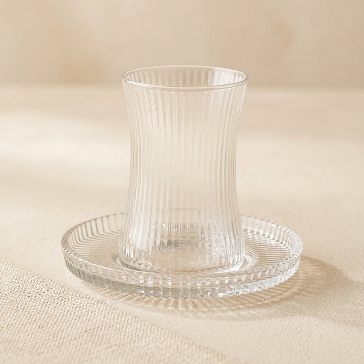 Diamonds - Riflet Teglassæt - 175 ml | 12 Dele | 6 pers. - Løven Home