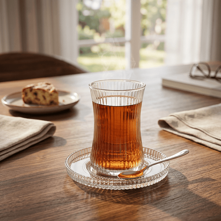 Diamonds - Riflet Teglassæt - 175 ml | 12 Dele | 6 pers. - Løven Home