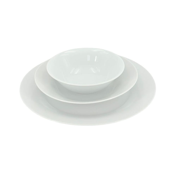 Die Weisse Rose – Bianco Classico Porcelæn Tafelservice 24 dele til 6 personer - Løven Home