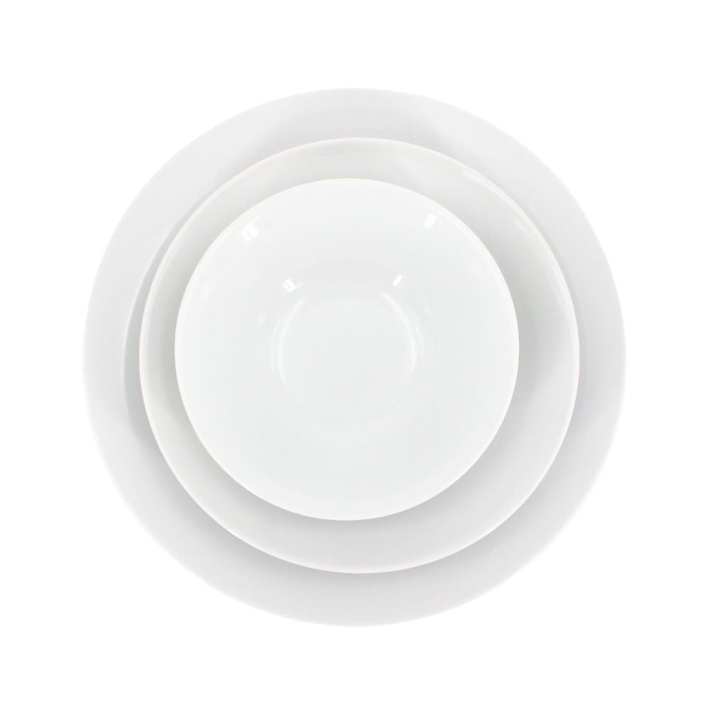 Die Weisse Rose – Bianco Classico Porcelæn Tafelservice 24 dele til 6 personer - Løven Home