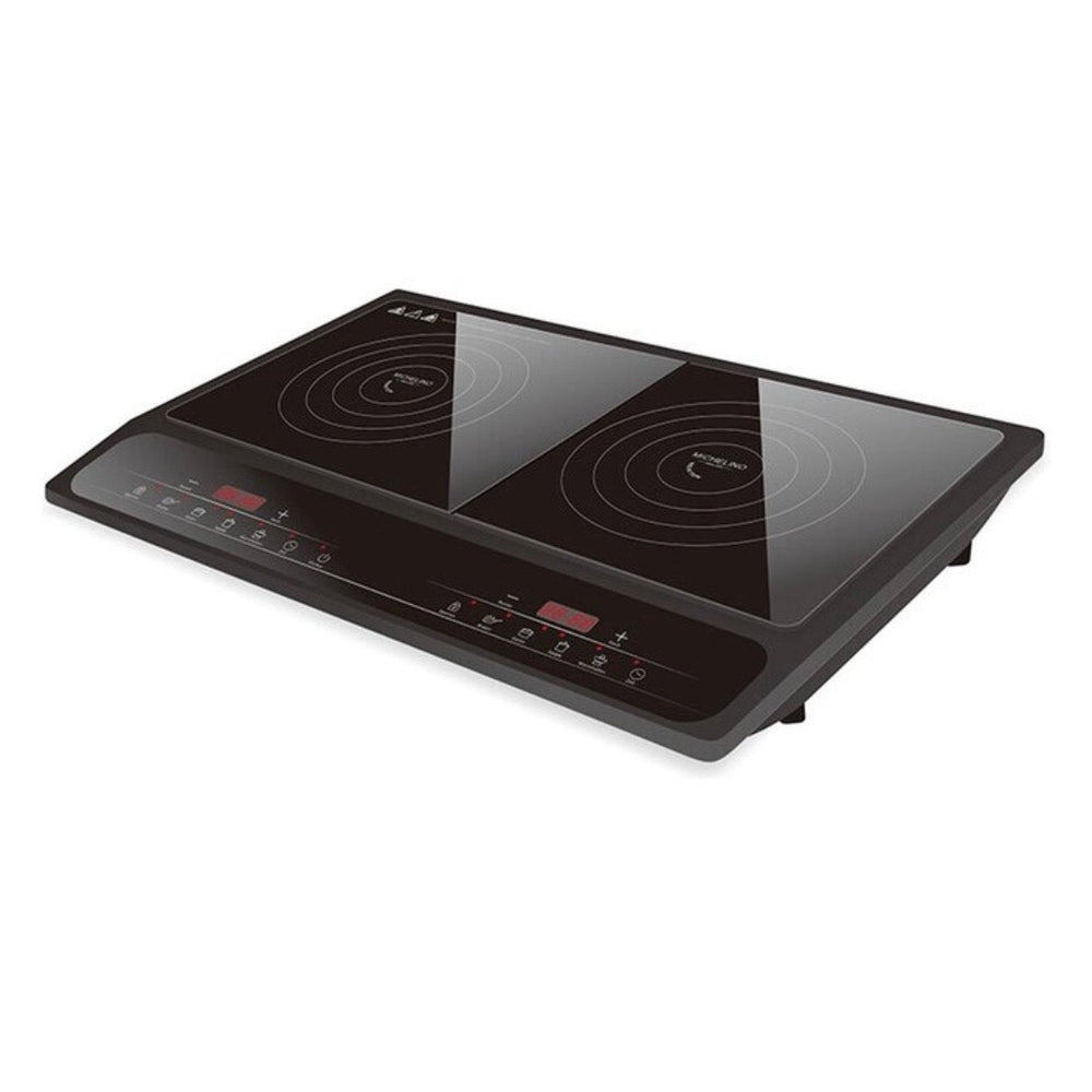 Dobbelt Induktionskogeplade 2000+1500 Watt - Michelino - Løven Home