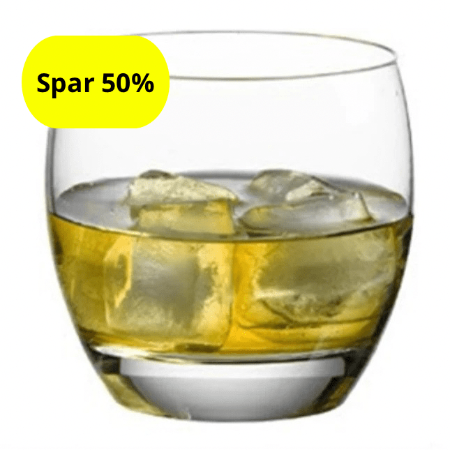 Drikkeglassæt 6 stk. 340 ml. - Pasabahce Barrel - Løven Home