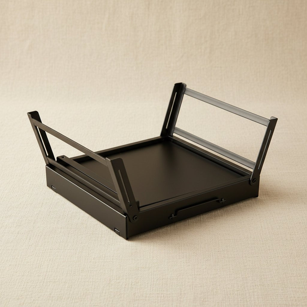 Easy Mutfak - Transportabel BBQ Kulgrill - 43x30 cm | Rustfrit stål | Sort - Løven Home