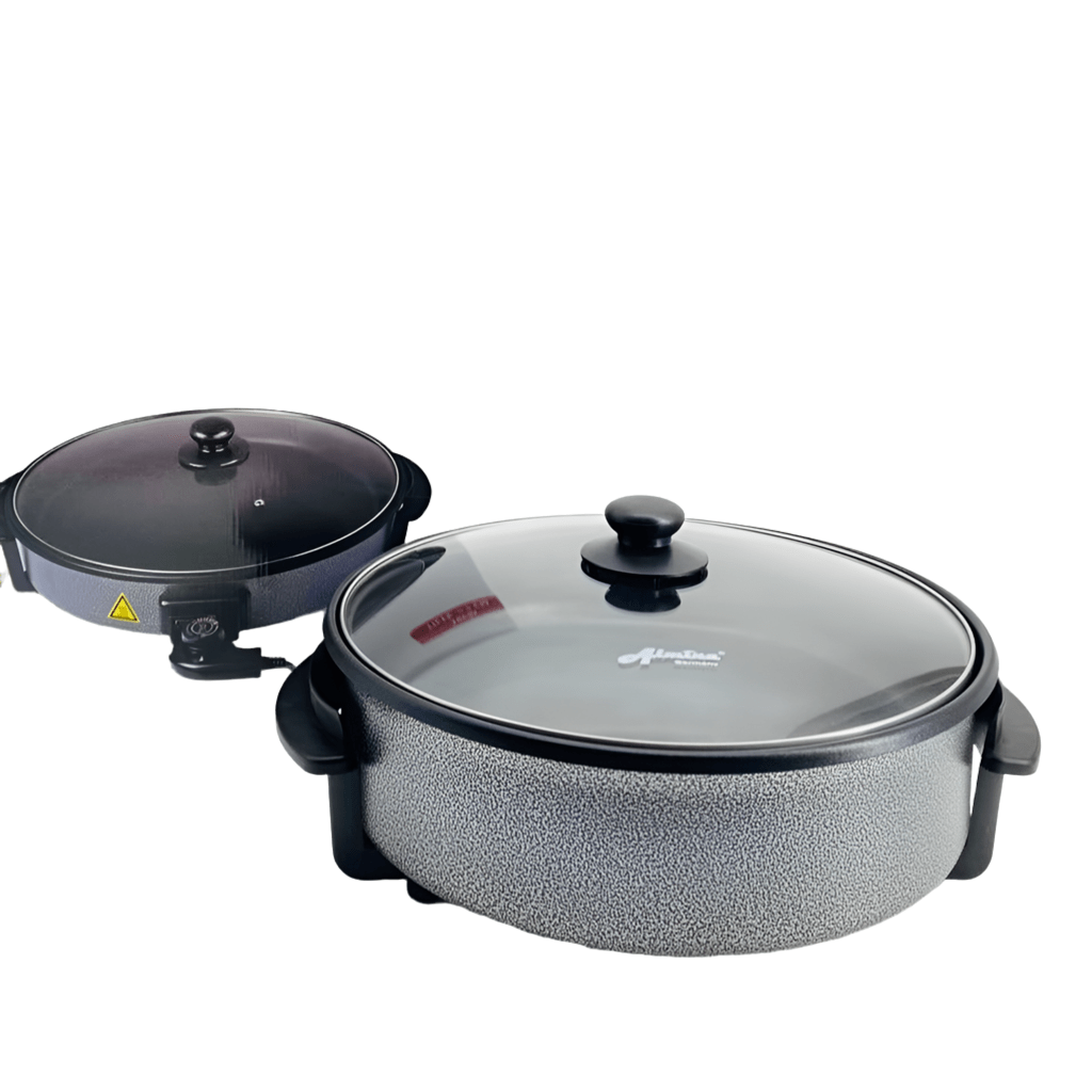 Elektrisk Multifunktionel Pizzapande 36 x 7 cm - Almina - Løven Home