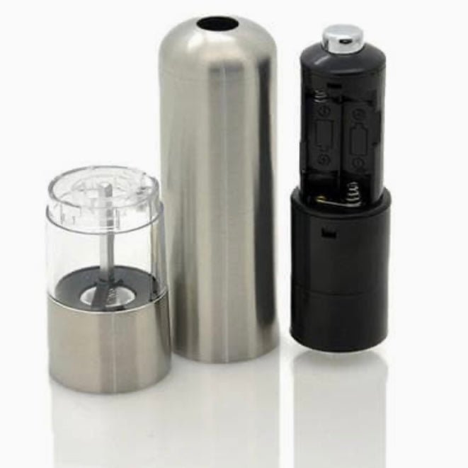 Elektrisk Salt - /Peberkværn - Michelino Troja - Sølv - Løven Home