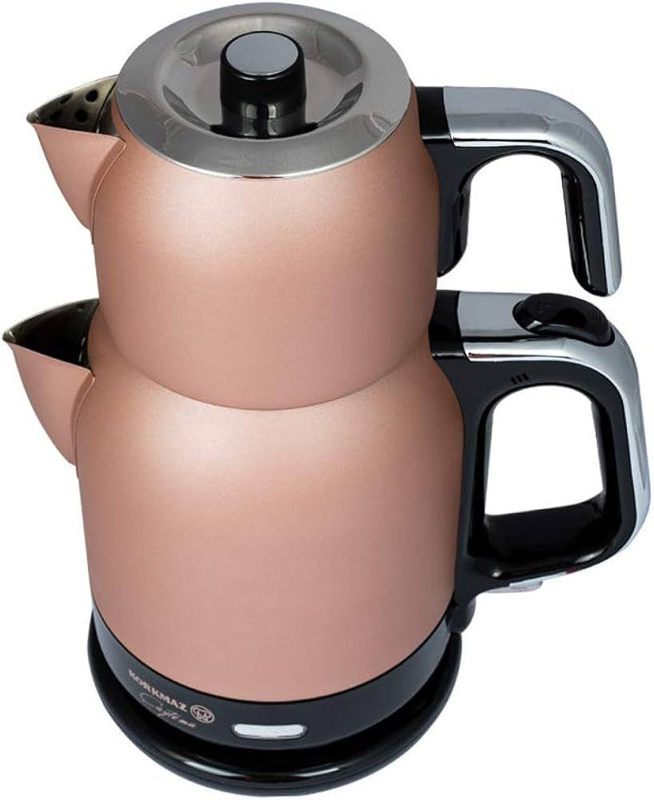 Elektrisk Temaskine - Korkmaz Caytema Rose Gold - Løven Home