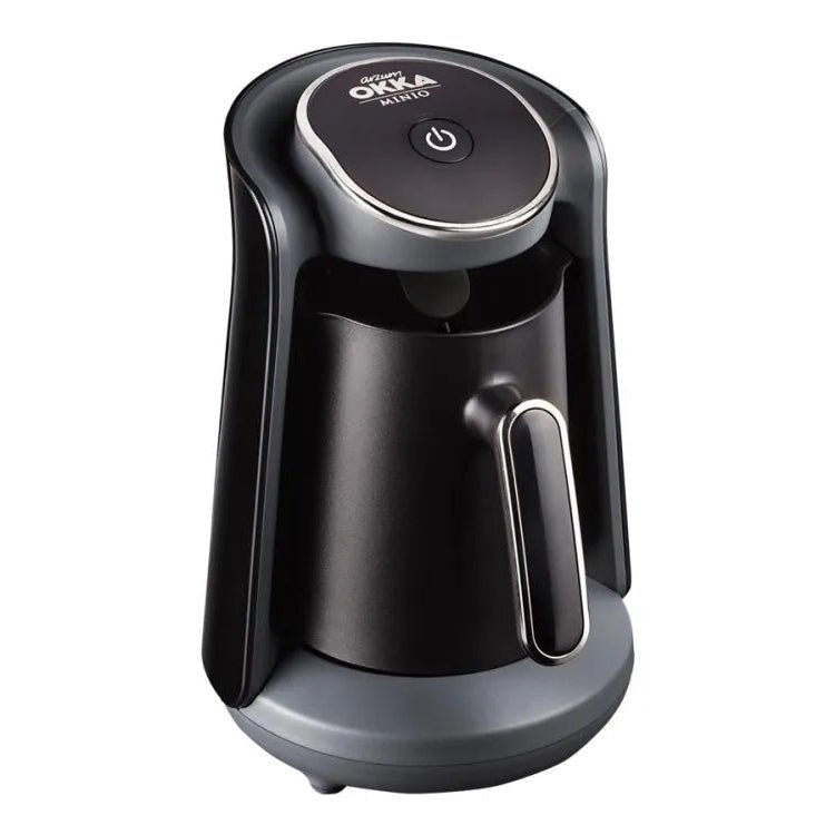 Elektrisk tyrkisk Kaffemaskine 480W - Arzum Okka Minio Chrome Sort/Sølv - Løven Home