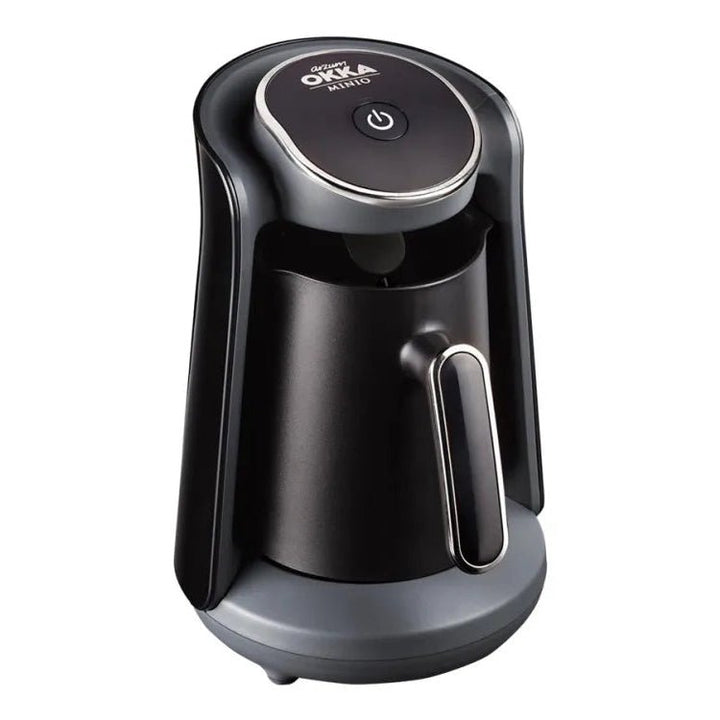 Elektrisk tyrkisk Kaffemaskine 480W - Arzum Okka Minio Chrome Sort/Sølv - Løven Home