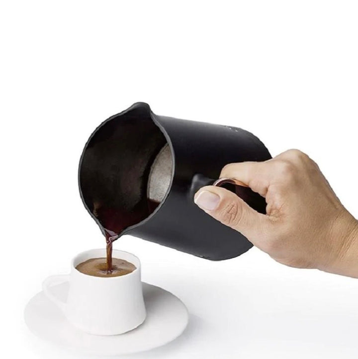 Elektrisk tyrkisk Kaffemaskine 480W - Arzum Okka Minio Chrome Sort/Sølv - Løven Home