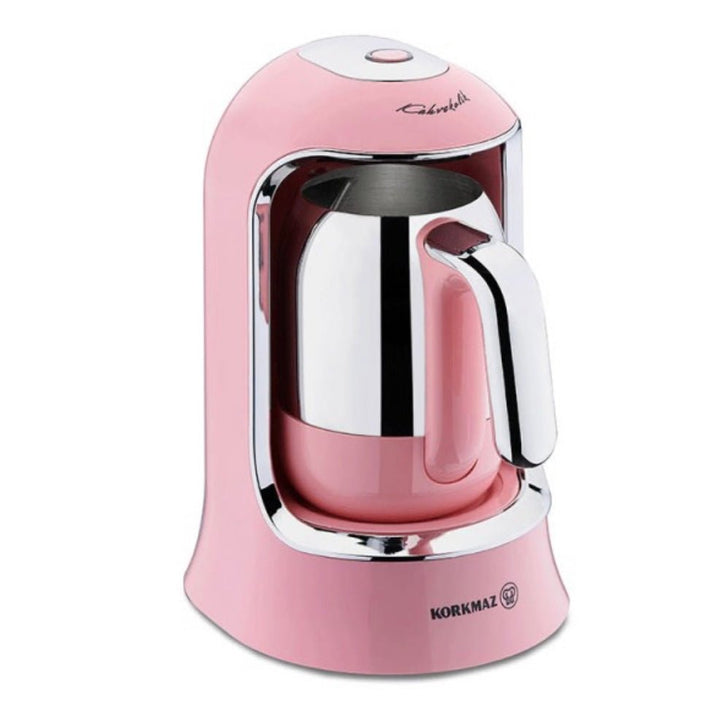Elektrisk Tyrkisk Kaffemaskine Rosa - Korkmaz Kahvekolik - Løven Home