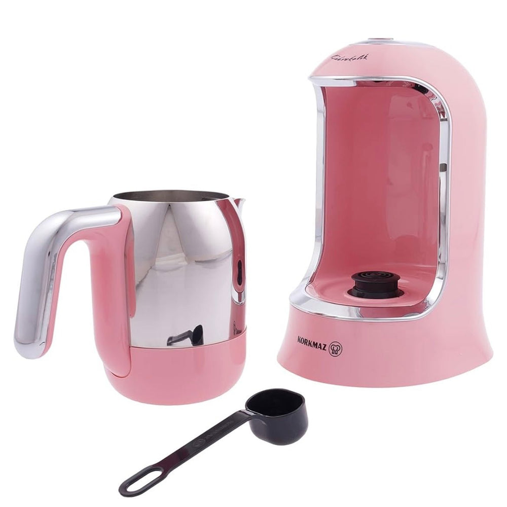 Elektrisk Tyrkisk Kaffemaskine Rosa - Korkmaz Kahvekolik - Løven Home