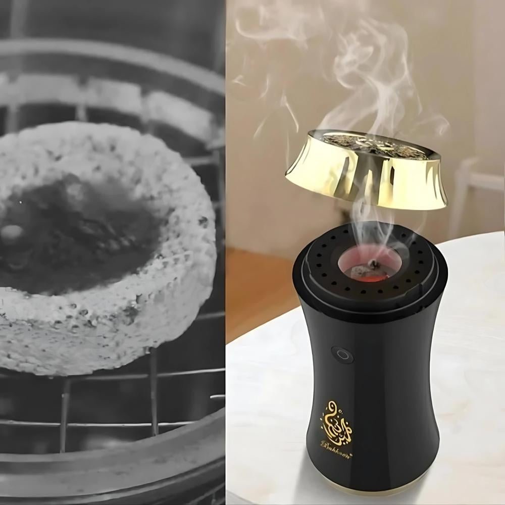 Elektronisk Mobil Røgelsesbrænder (Bukhoor) (USB - genopladelig) - Løven Home