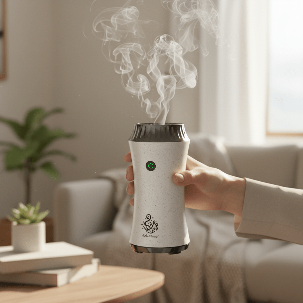 Elektronisk Mobil Røgelsesbrænder (Bukhoor) (USB - genopladelig) - Løven Home