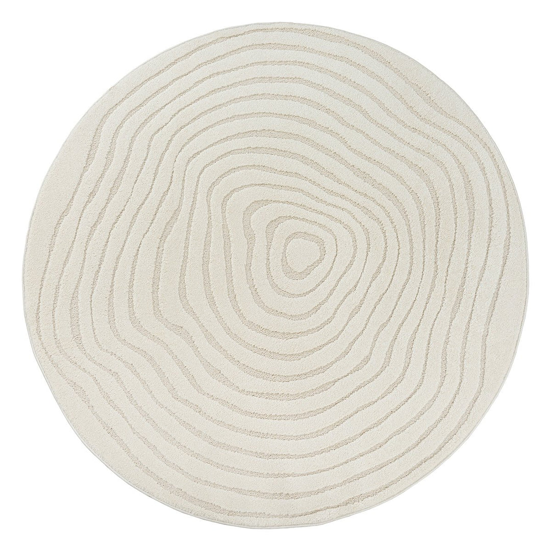 Elio - 2325 160 Cream Runde Tæpper - Løven Home