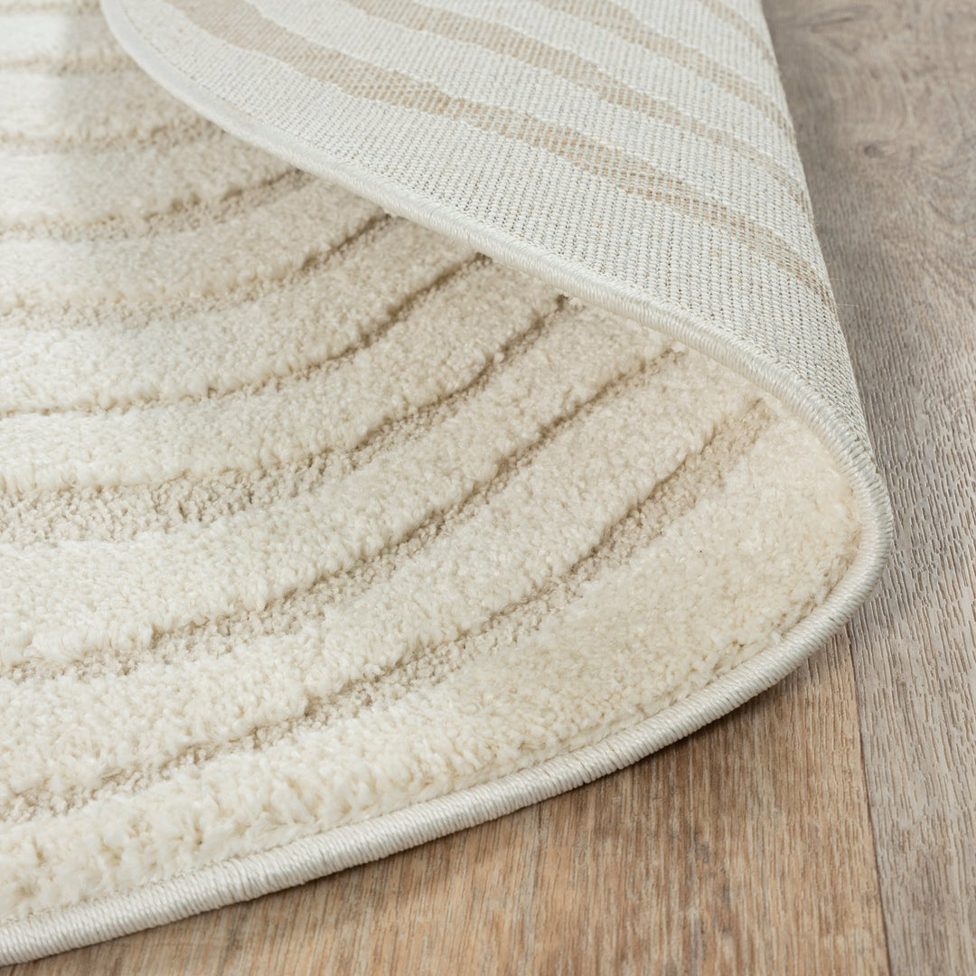 Elio - 2325 160 Cream Runde Tæpper - Løven Home