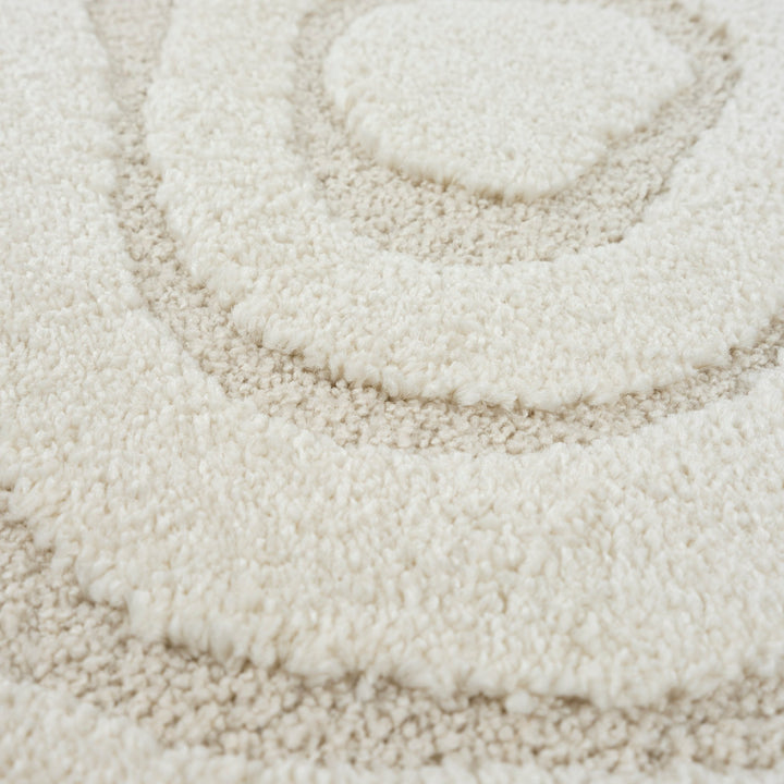 Elio - 2325 160 Cream Runde Tæpper - Løven Home