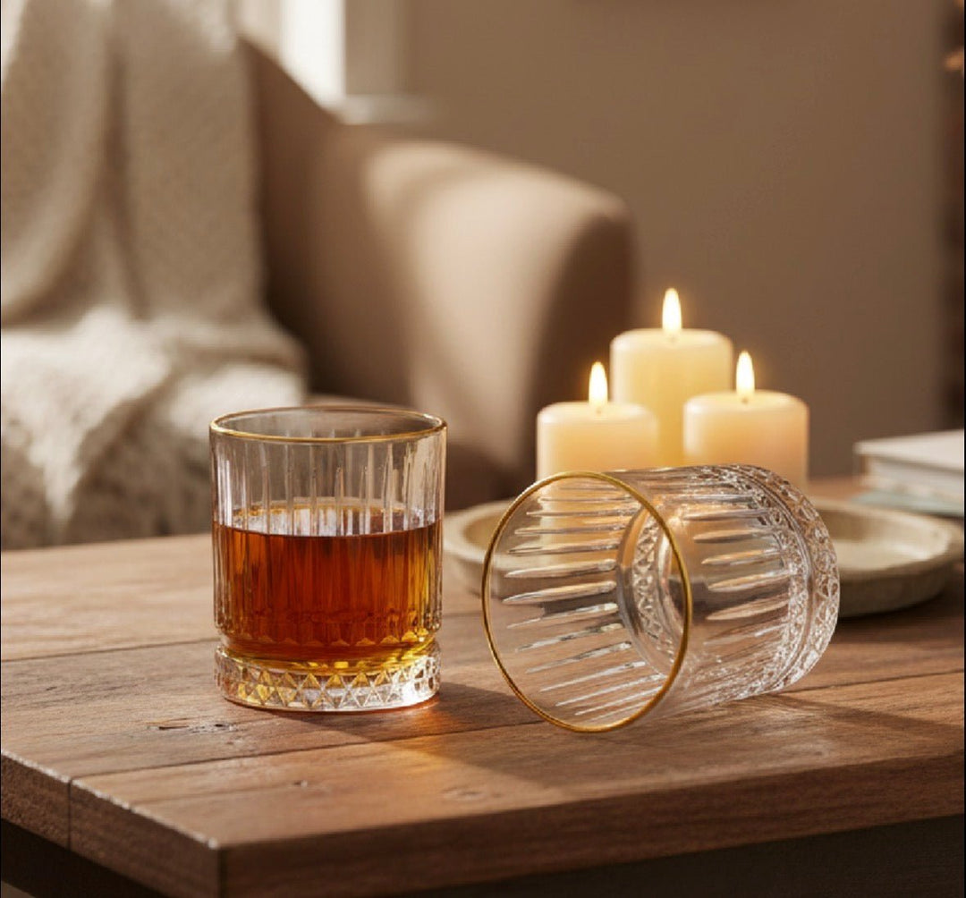 Elisa Golden Drikkeglassæt 6 stk. 330 ml - Løven Home