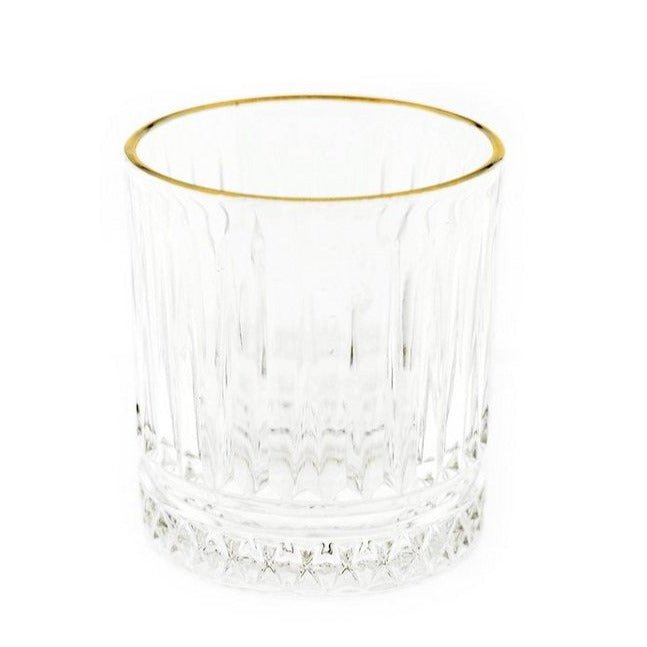 Elisa Golden Drikkeglassæt m/Guldkant 6 stk. 240 ml - Løven Home