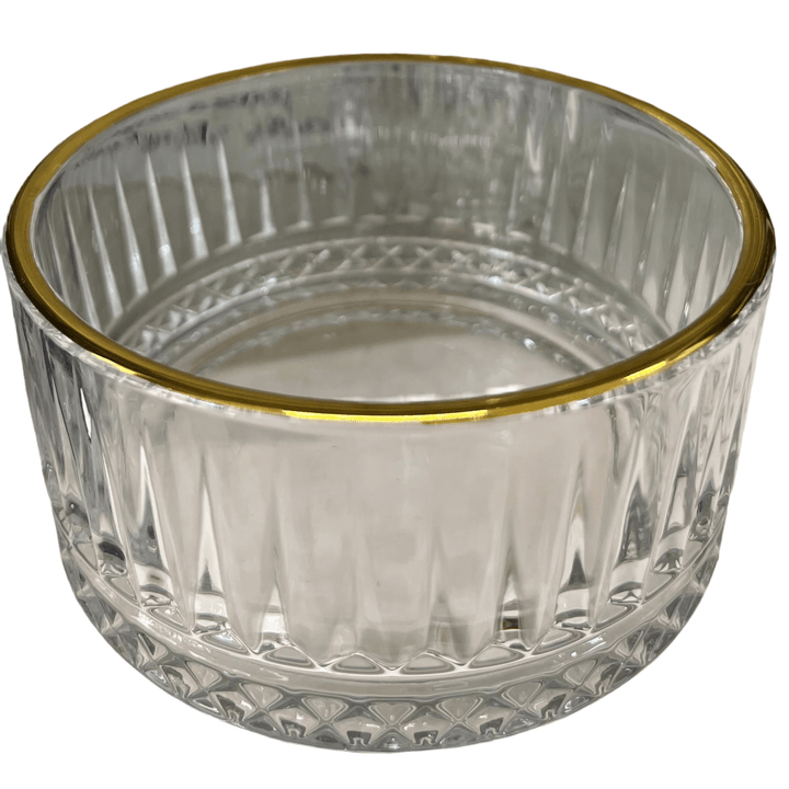 Elisa Golden Glasskålesæt m/Guldkant 300 ml. - Almina - Løven Home