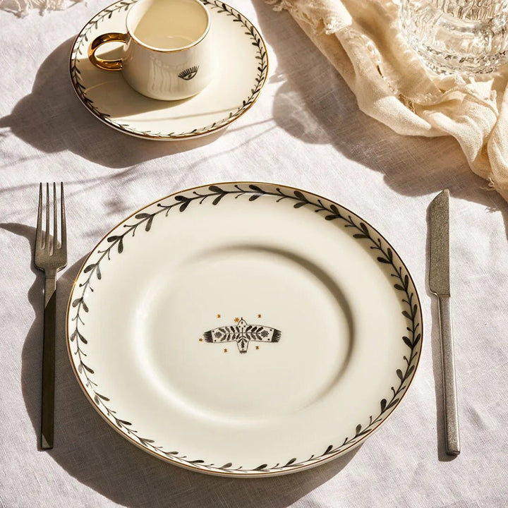 Emsan Artisan Fine Bone Kagetallerkensæt | 2 dele | 21 cm - Løven Home