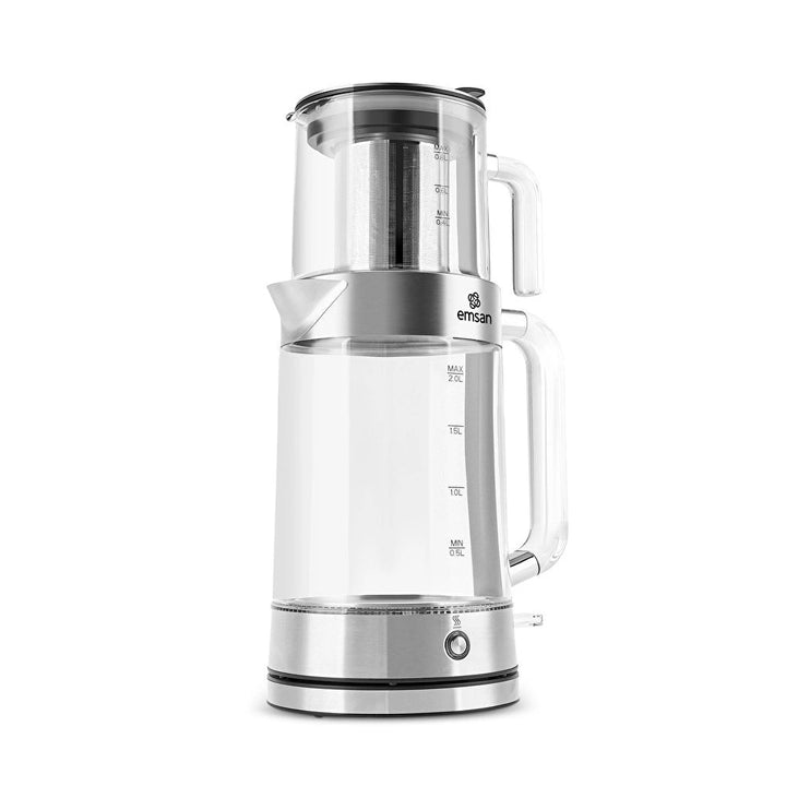 Emsan - Elektrisk Glas Temaskine - 0,8 liter &amp; 2 L - Løven Home
