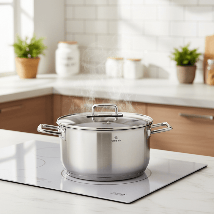 Emsan - Grace Induktion Gryde – 30 cm | 12,3 liter - Løven Home