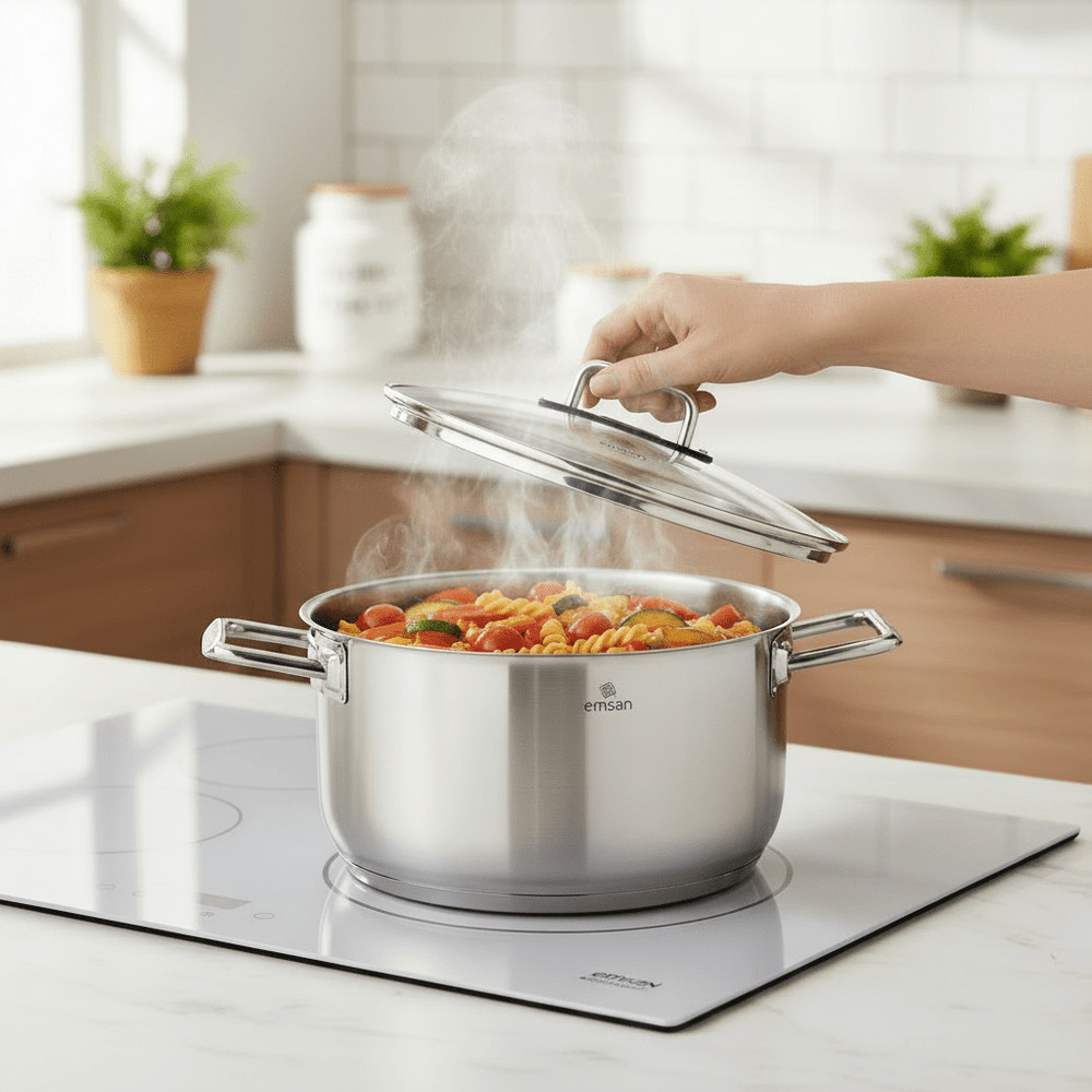 Emsan - Grace Induktion Gryde – 30 cm | 12,3 liter - Løven Home