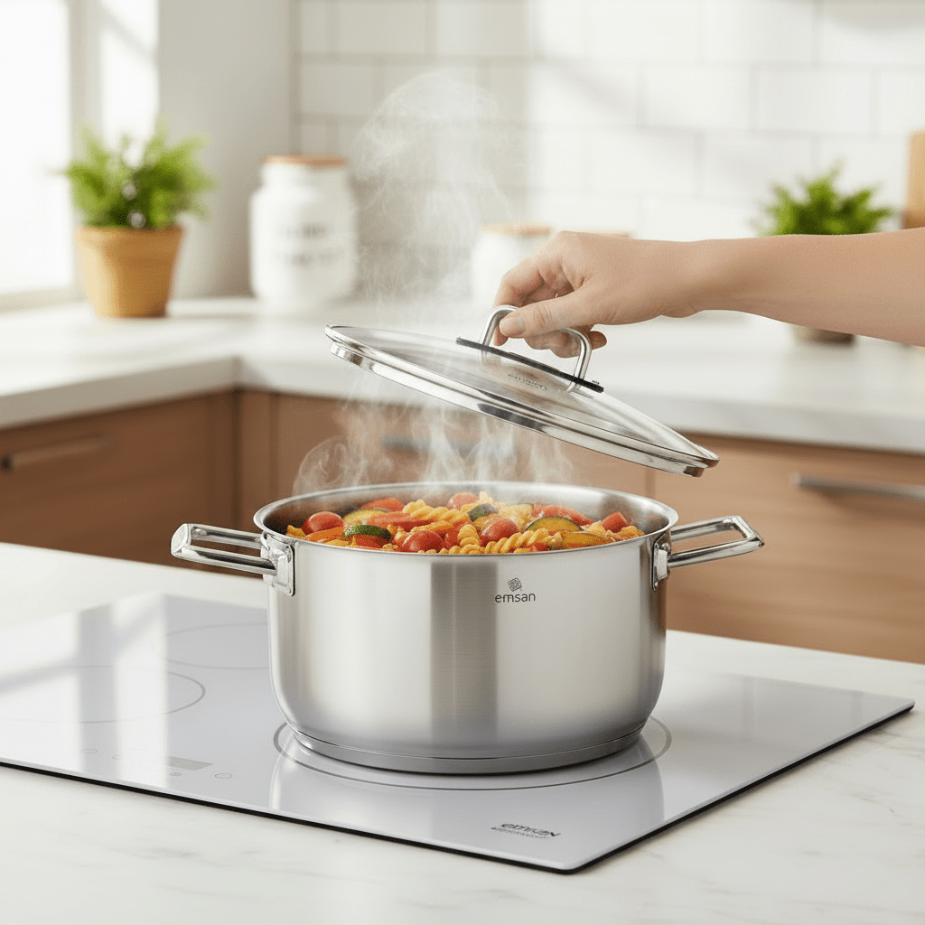 Emsan - Grace Induktion Gryde – 30 cm | 12,3 liter - Løven Home