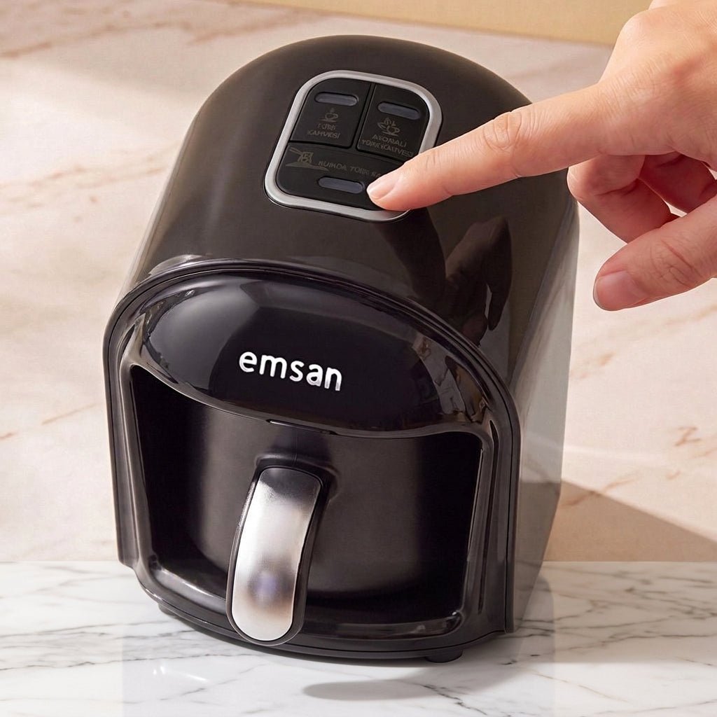 Emsan Kumda - Tyrkisk Kaffemaskine – 300 ml | 735W | Sort - Løven Home