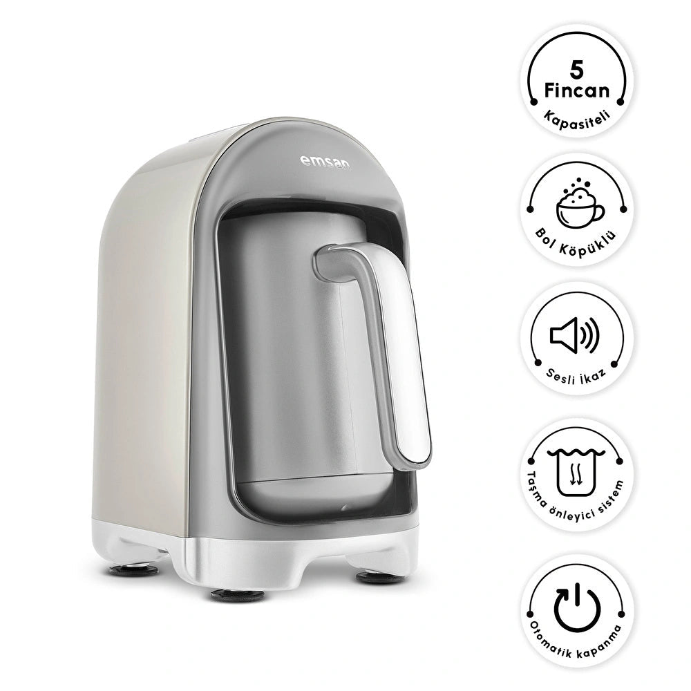 Emsan Kumda - Tyrkisk Kaffemaskine – 300 ml | 735W | Starlight - Løven Home
