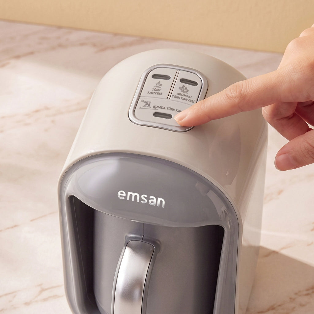 Emsan Kumda - Tyrkisk Kaffemaskine – 300 ml | 735W | Starlight - Løven Home