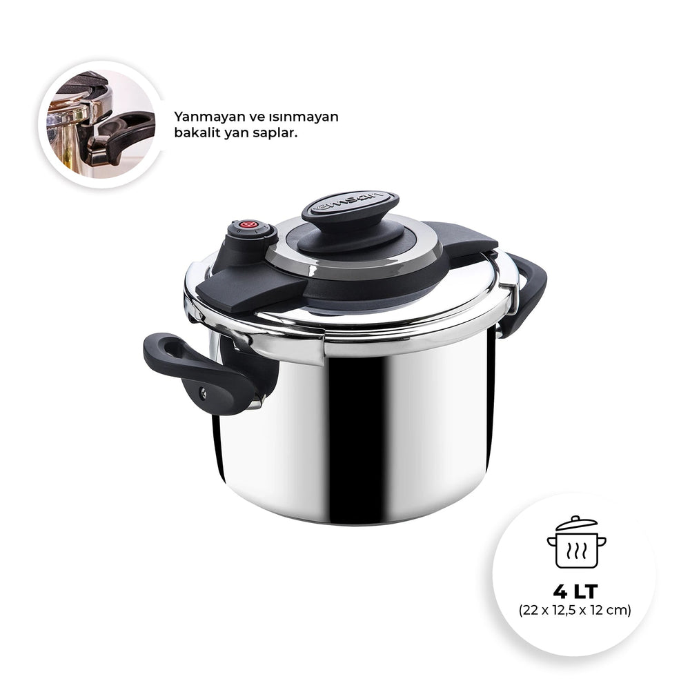 Emsan Montana Trykkoger – 4 Liter – Sort/Grå - Løven Home