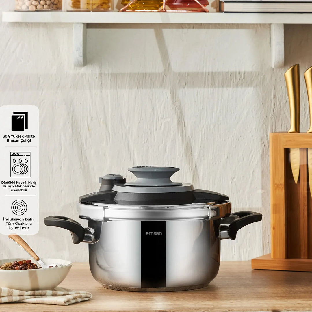 Emsan Montana Trykkoger – 4 Liter – Sort/Grå - Løven Home