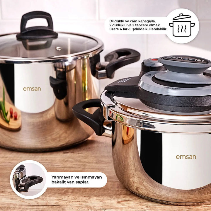 Emsan - Montana Trykkogersæt - 6 + 8 Liter - Løven Home