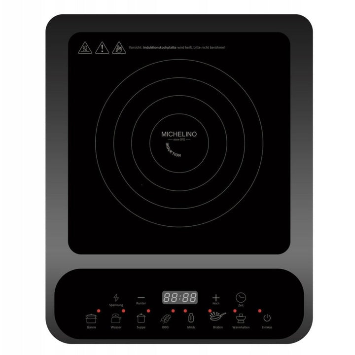 Enkelt Induktionskogeplade 2000 W Sort - Michelino - Løven Home