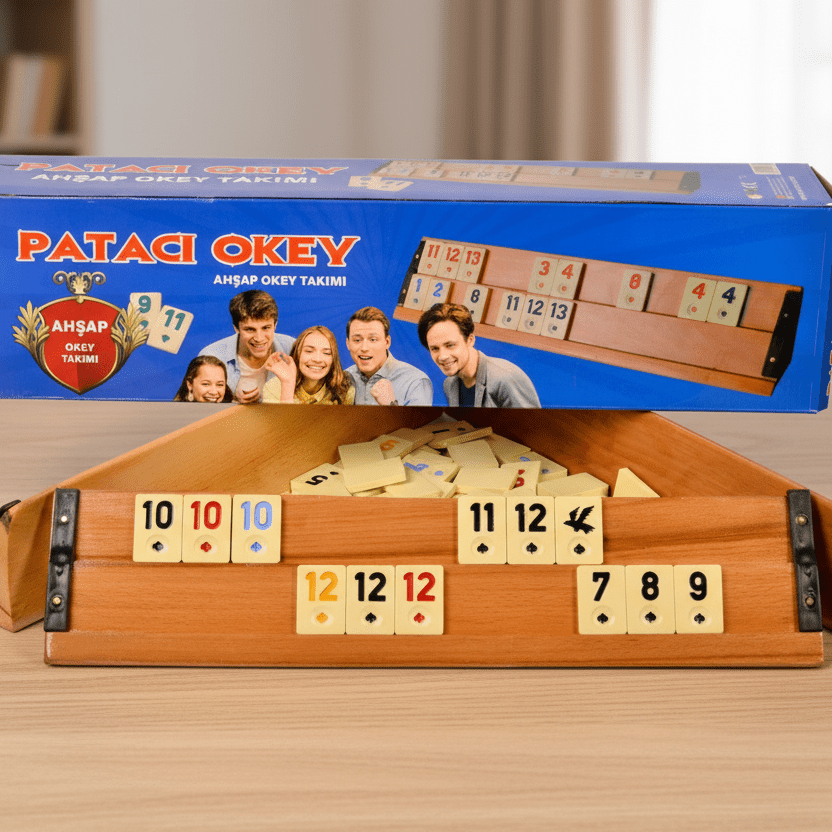 Eser Okey Brætspil i Træ - Løven Home