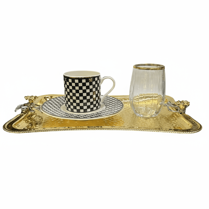 Espresso Kaffesæt 4 dele Guld - Dalgic Gümüs - Løven Home