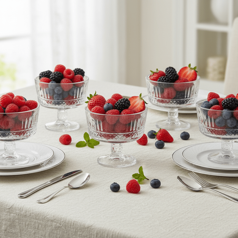 Eternal Dessertglas – 6 stk., 250 ml - Løven Home