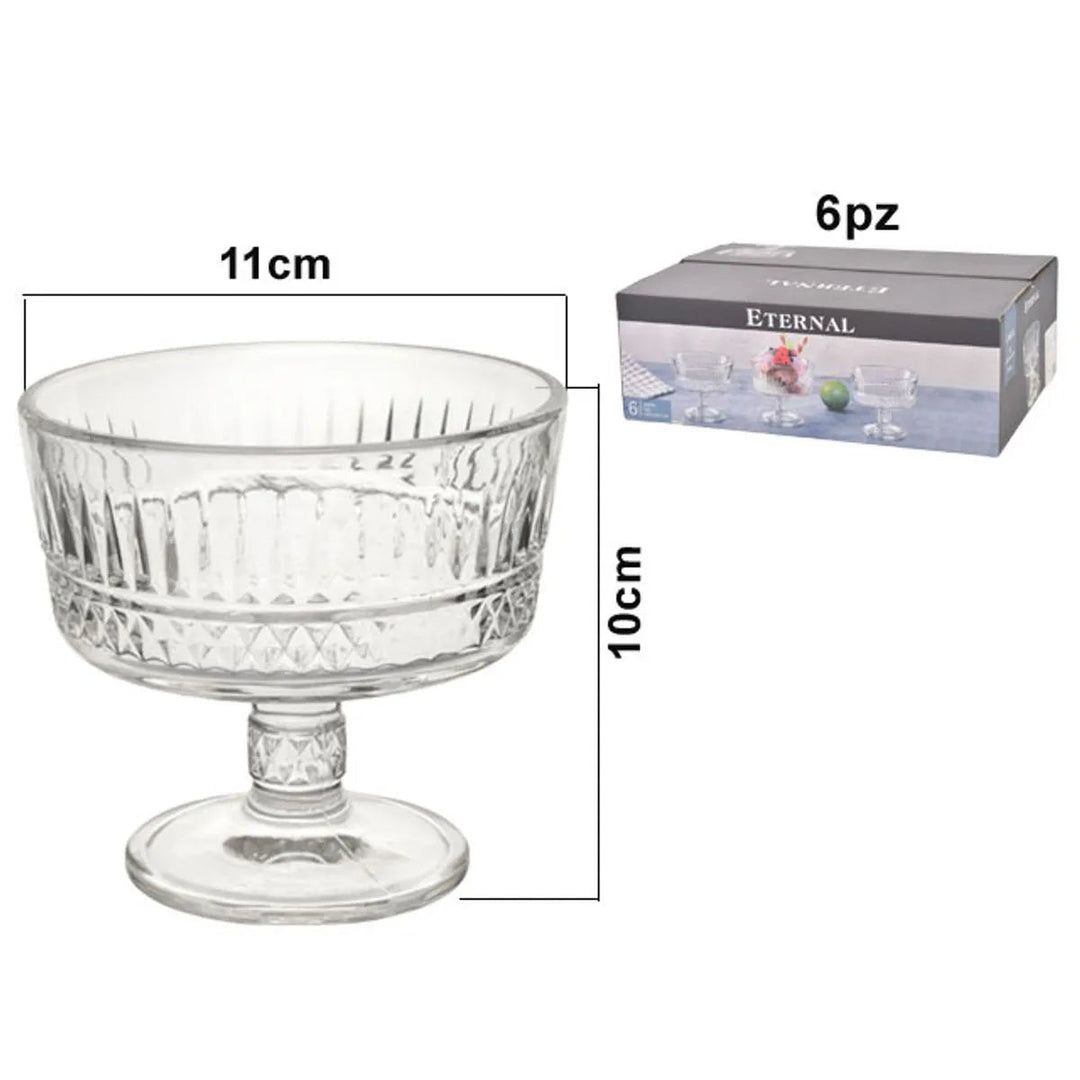 Eternal Dessertglas – 6 stk., 250 ml - Løven Home