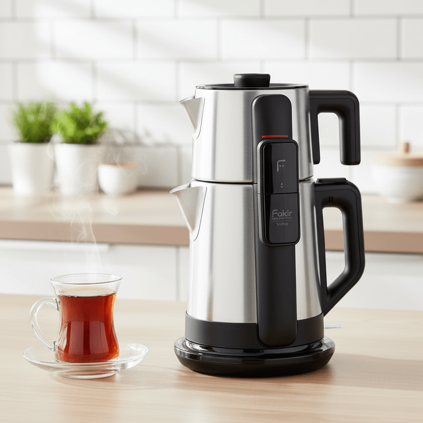 Fakir Elektrisk Glas Tebrygger 1600 W - Rustfrit stål - Løven Home
