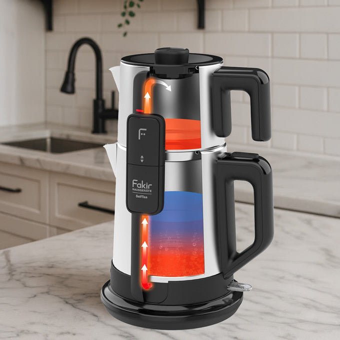 Fakir Elektrisk Glas Tebrygger 1600 W - Rustfrit stål - Løven Home