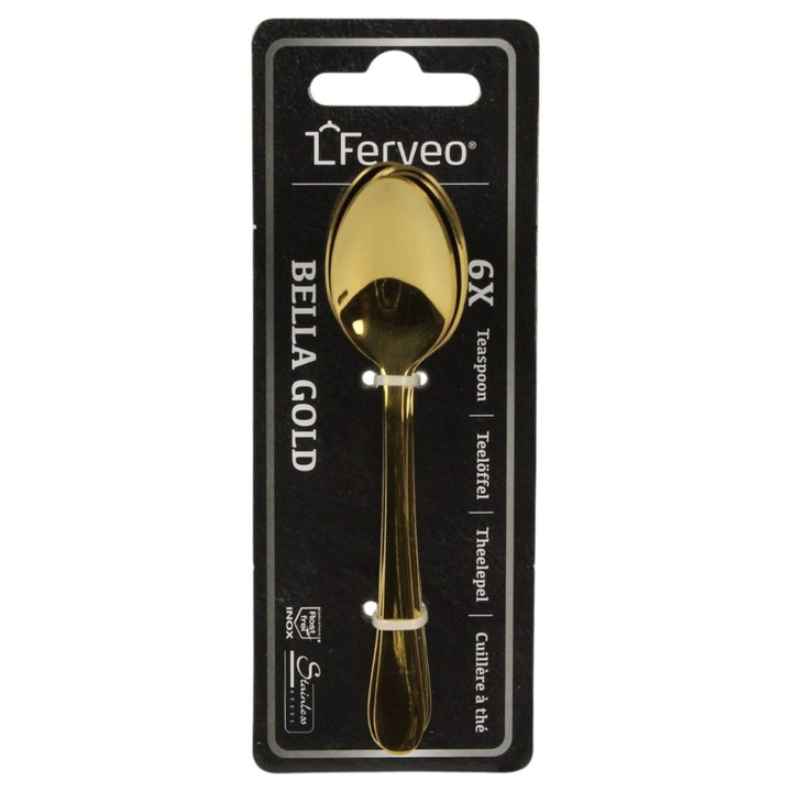 Ferveo - Bella Teskeer 6 Stk. - Guld - Løven Home